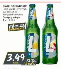 Słoneczko Piwo bezalkoholowe Lech Hydrate liczi oferta