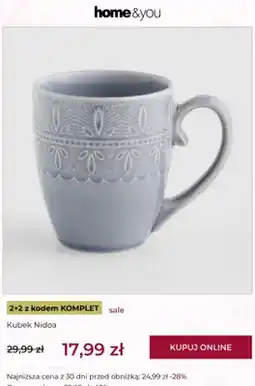 Home&You Kubek Nidoa home & you oferta