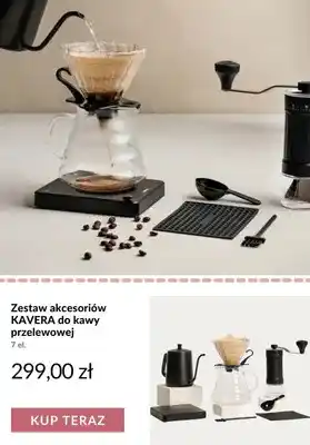 Zestaw akcesoriów Kavera do kawy przelewowej