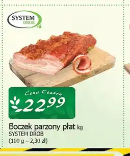 Cezar Delikatesy Boczek parzony płat System Drob oferta