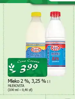 Cezar Delikatesy Mleko Mlekovita 2% oferta
