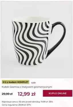 Home&You Kubek Geomiso z motywem geometrycznym home & you oferta