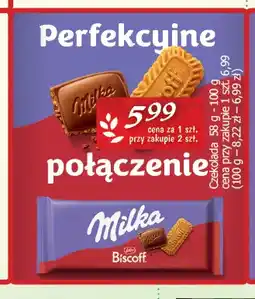Cezar Delikatesy Czekolada Milka Biscoff oferta