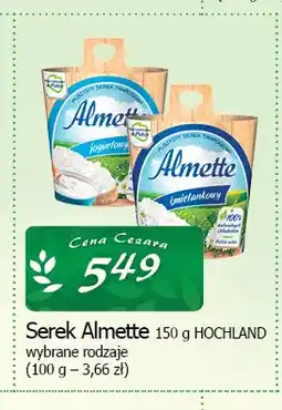 Cezar Delikatesy Serek Almette śmietankowy Hochland oferta