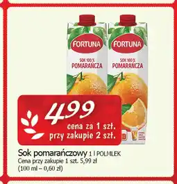 Cezar Delikatesy Sok pomarańczowy Fortuna 100% oferta