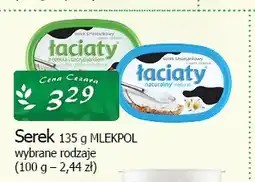 Cezar Delikatesy Serek Łaciate z cebulą i szczypiorkiem Mlekpol oferta