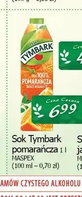 Cezar Delikatesy Sok Tymbark pomarańcza oferta