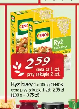 Cezar Delikatesy Ryż biały 4-pak Cenos oferta