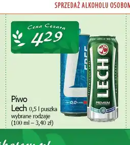 Cezar Delikatesy Piwo Lech oferta
