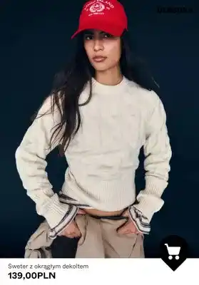 Bershka Sweter z okrągłym dekoltem Bershka oferta