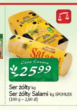 Cezar Delikatesy Ser żółty Spomlek oferta