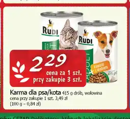 Cezar Delikatesy Karma dla psa drób Rudi oferta