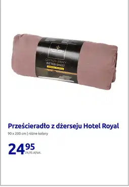 Action Prześcieradło z dżerseju Hotel Royal 90 x 200 cm oferta