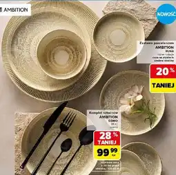 Carrefour Zastawa porcelanowa AMBITION RUNA oferta