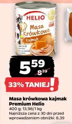 Netto Masa krówkowa kajmak Premium Helio oferta