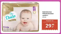 Biedronka Pieluszki dla dzieci Dada Extra Care rozmiar 4 42-pak oferta