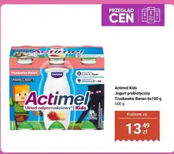 Biedronka Jogurt probiotyczny Actimel Kids Truskawka-Banan 6-pak oferta