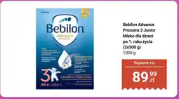 Biedronka Mleko dla dzieci Bebilon Advance Pronutra 3 Junior po 1. roku życia 2-pak oferta