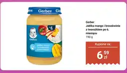 Biedronka Deserek Gerber Jabłka mango i brzoskwinie z twarożkiem po 6. miesiącu oferta