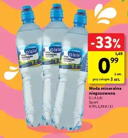 Intermarche Woda mineralna niegazowana Sport O La La! oferta