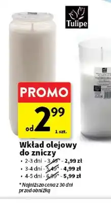 Intermarche Wkład olejowy do zniczy 2-3 dni Tulipe oferta