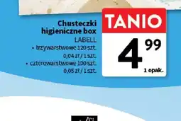 Intermarche Chusteczki higieniczne box trzywarstwowe Labell oferta