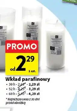 Intermarche Wkład parafinowy 30h Tulipe oferta