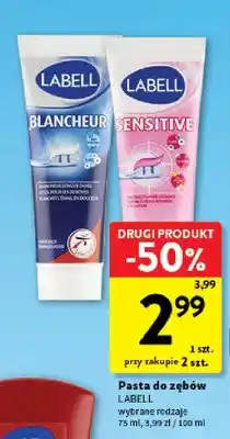 Intermarche Pasta do zębów Blancheur Labell oferta
