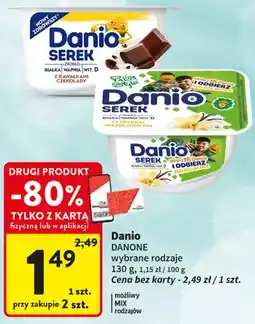 Intermarche Serek Danio z kawałkami czekolady oferta