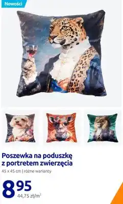 Action Poszewka na poduszkę z portretem zwierzęcia 45x45 cm oferta