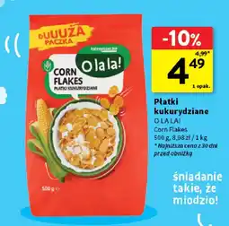 Intermarche Płatki kukurydziane O LA LA! oferta