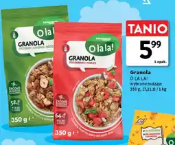Intermarche Granola O La La! wybrane rodzaje oferta