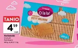 Intermarche Herbatniki o la la! petit beurre oferta