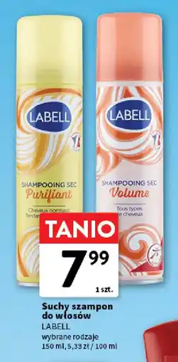 Intermarche Suchy szampon do włosów LABELL wybrane rodzaje oferta
