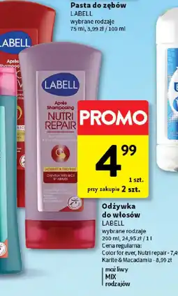 Intermarche Odżywka do włosów LABELL oferta