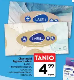 Intermarche Chusteczki higieniczne box LABELL oferta