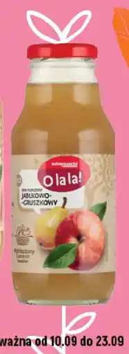 Intermarche Olala! SOK TŁOCZONY JABŁKOWO-GRUSZKOWY oferta