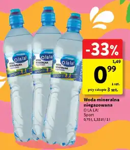 Intermarche Woda mineralna niegazowana O LA LA! Sport oferta