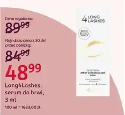 Rossmann Long4Lashes, serum do brwi oferta