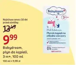 Rossmann Babydream, plyn do kapieli oferta