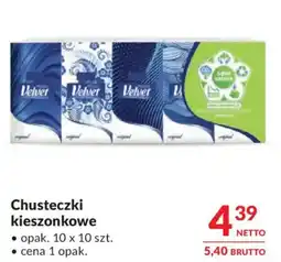 Makro Chusteczki kieszonkowe Velvet oferta
