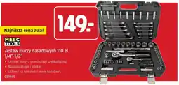Jula MEEC TOOLS Zestaw kluczy nasadowych 110 el. oferta