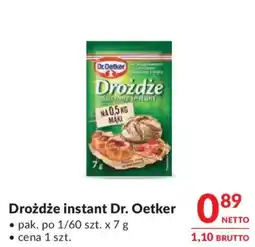 Makro Drożdże instant Dr. Oetker oferta