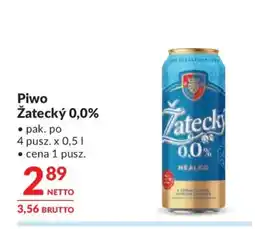 Makro Piwo Żatecký 0,0% oferta