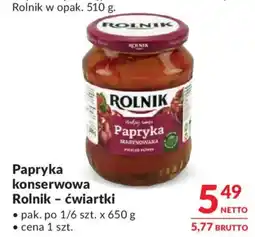 Makro Papryka konserwowana Rolnik - ćwiartki oferta