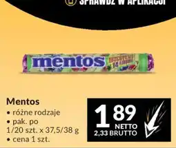 Makro Mentos oferta