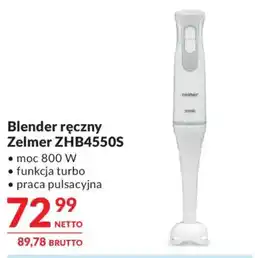Makro Blender ręczny Zelmer ZHB4550S oferta