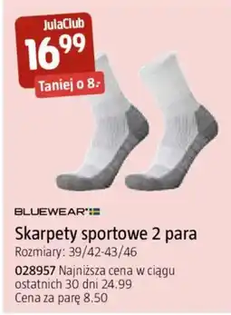 Jula Skarpety sportowe Bluewear oferta