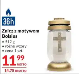 Makro Znicz z motywem Bolsius oferta