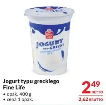 Makro Jogurt typu greckiego Fine Life oferta